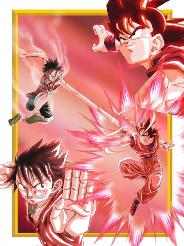 One piece:The legendary super sayian Son Goku One piece X Dragon ball